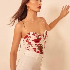 Reformation Liza Top Georgette